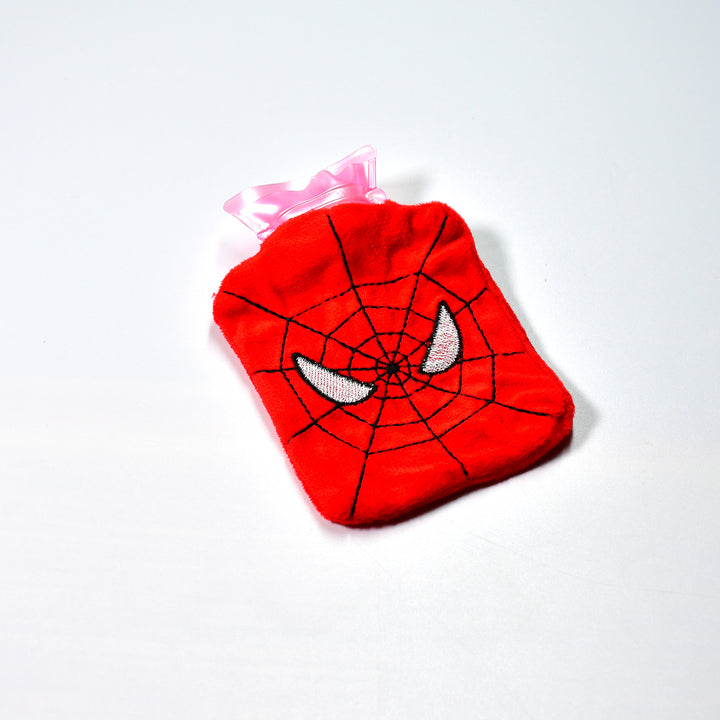 6508 Spiderman Small Hot Water Bag With Cover For Pain Relief Neck Shoulder Pain And Hand Feet Warmer Menstrual Cramps. - Trendex