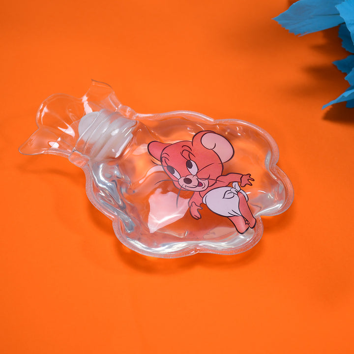 6542 Mix Transparent Multi Design Small Hot Water Bag With Cover For Pain Relief Neck Shoulder Pain And Hand Feet Warmer Menstrual Cramps. - Trendex