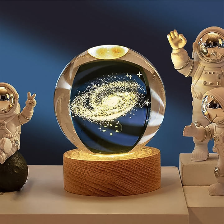 3d Crystal Ball Lamps With Base (1 Pc) - Trendex