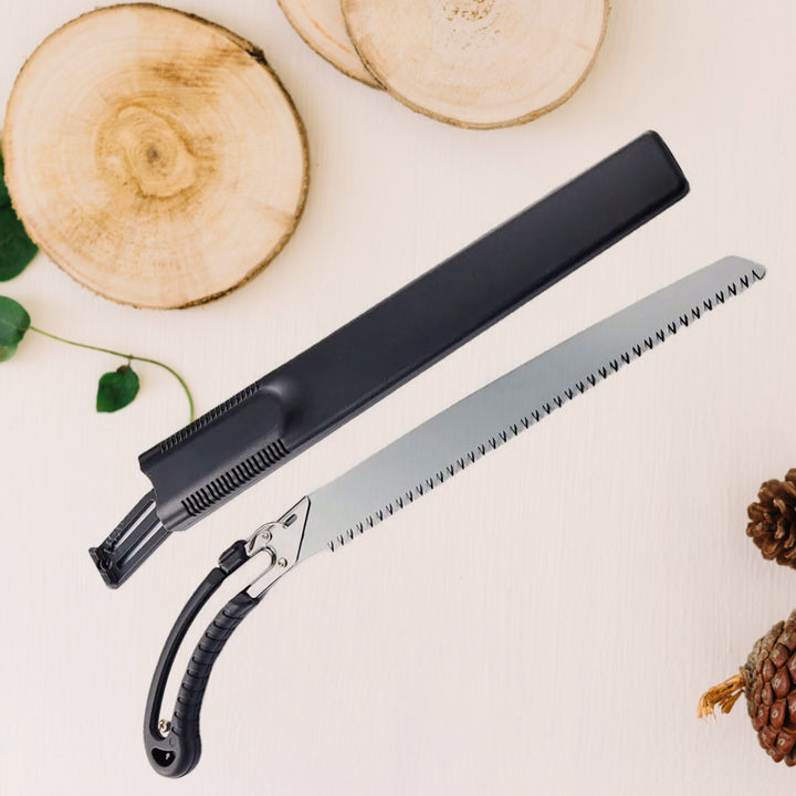Hand Pruning Saw For Tree Branch Cutter (1 Pc  With Cover  50 Cm Long) - Trendex