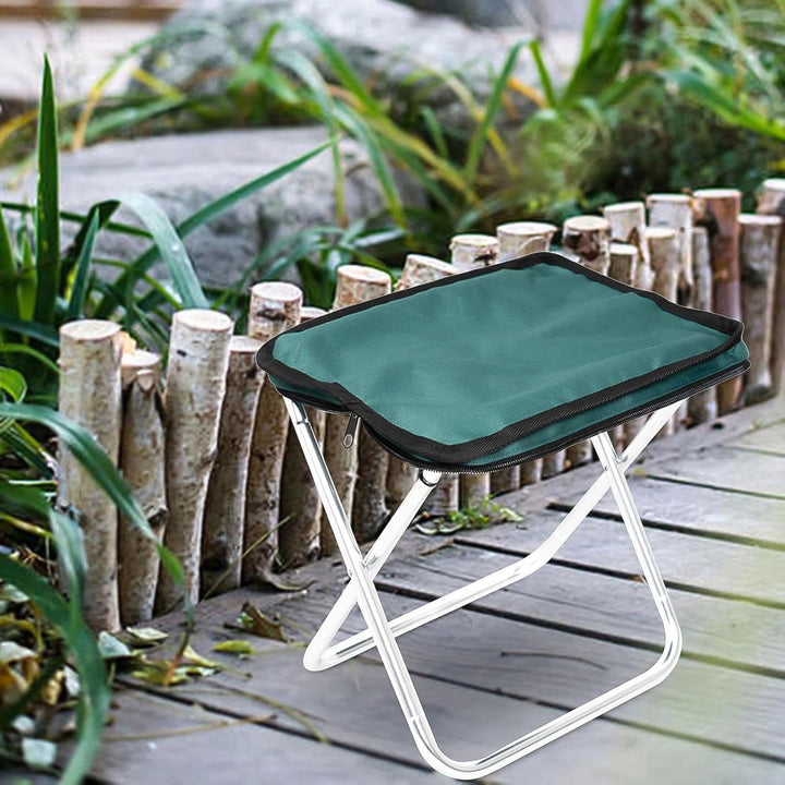 Folding Camping Stool Collapsible Camp Stool Portable Seat Travel Little Stools (1 Pc) - Trendex