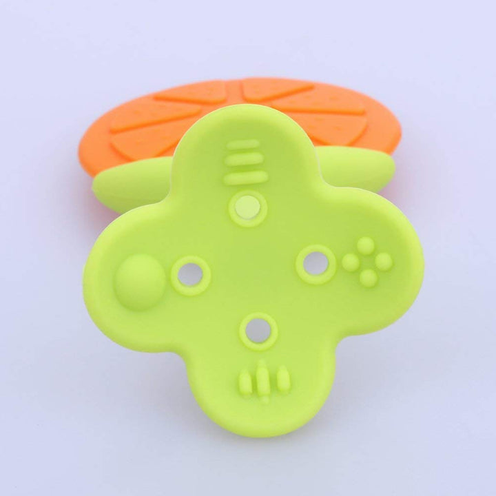 4490 Silicone Fruit Shape Teether Toy Food Grade Silicon Teether Use For Baby  Toddlers  Infants  Children - Trendex