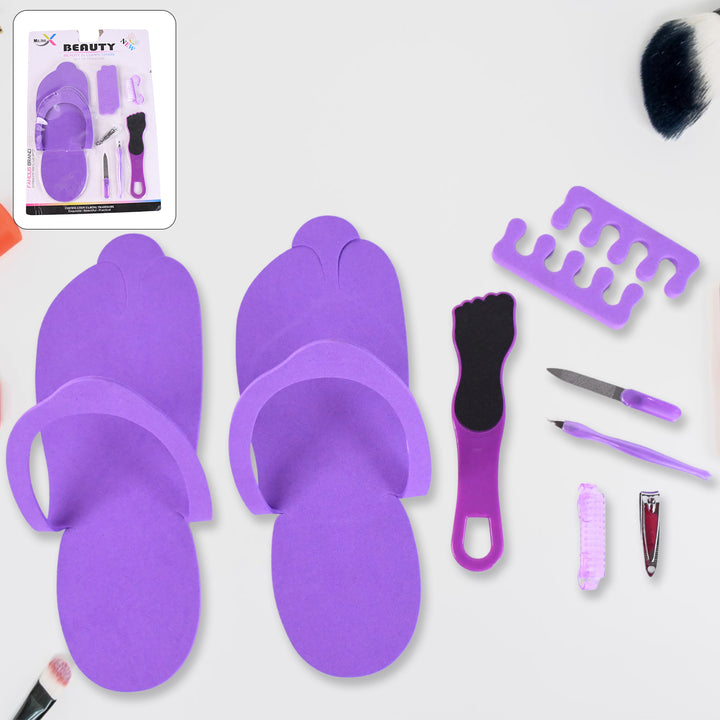 Personal Foot Care Tool Kit Pedicure Accessories Kit (9 Pcs Set) - Trendex