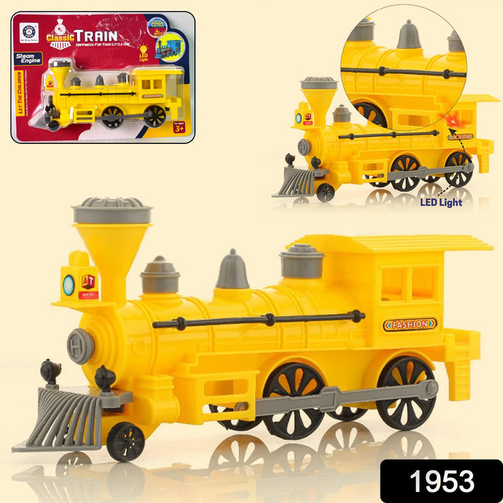 Pull And Go Train With Light Plastic String Pull Back Train (1 Pc  Mix Color) - Trendex