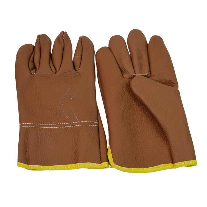 Gloves Gardening Gloves For Men Women Leather Gloves Heavy Duty Gloves (1 Pair) - Trendex