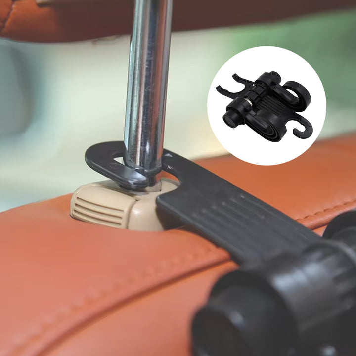 Car Hooks Vehicle Back Seat Hidden Headrest Hanger (1 Pc) - Trendex