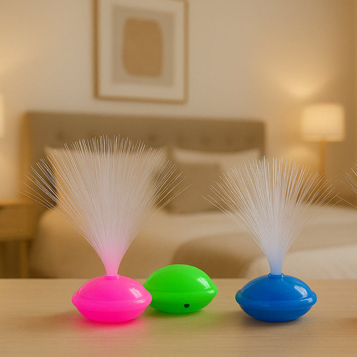 Fiber Optic Led Night Lamps Set (12 Pc) - Trendex