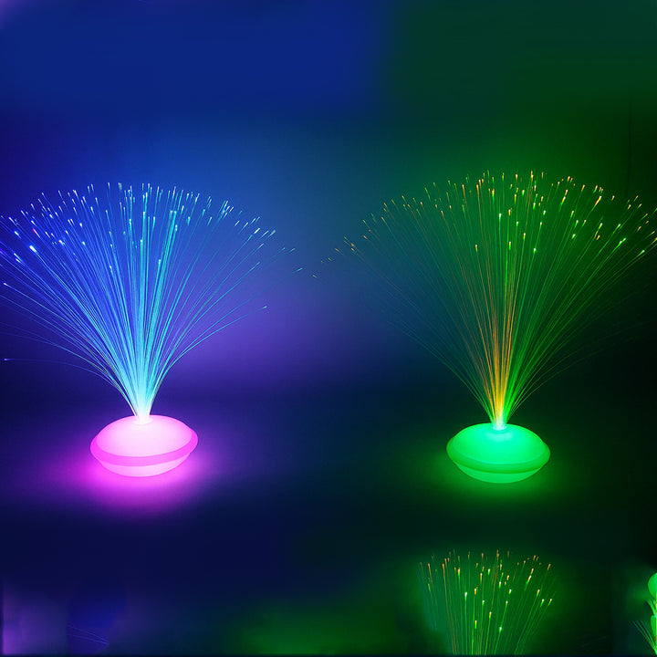 Fiber Optic Led Night Lamps Set (12 Pc) - Trendex