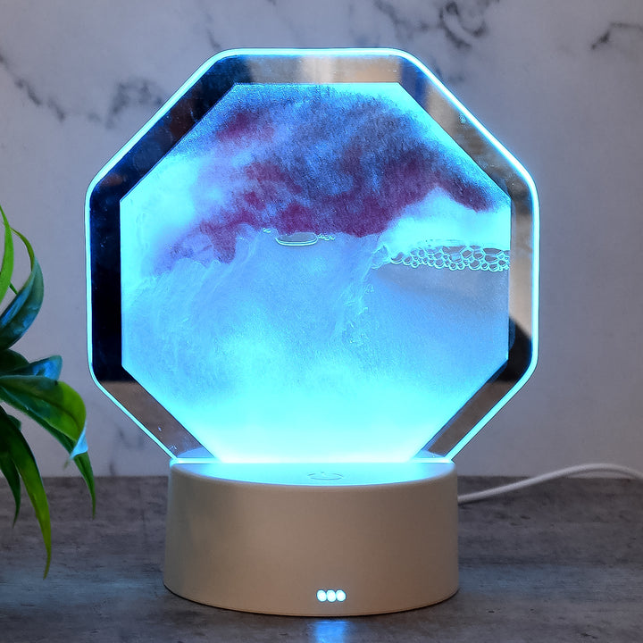 Led Moving Sand Art Table Lamp (1 Set) - Trendex