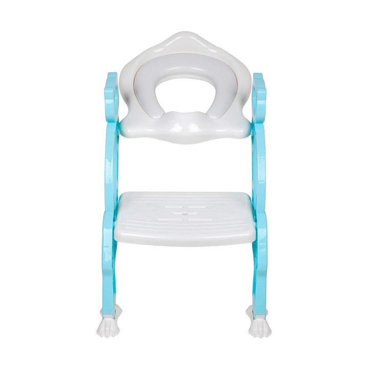 8492 2 In 1 Potty Training Toilet Seat With Step Stool Ladder For Boy And Girl Baby Toddler Kid Childrens Toilet Training Seat Chair With Soft Padded Seat And Sturdy Non-slip Wide Step Make Potty Easier For Your Kids (Multi-color) - Trendex