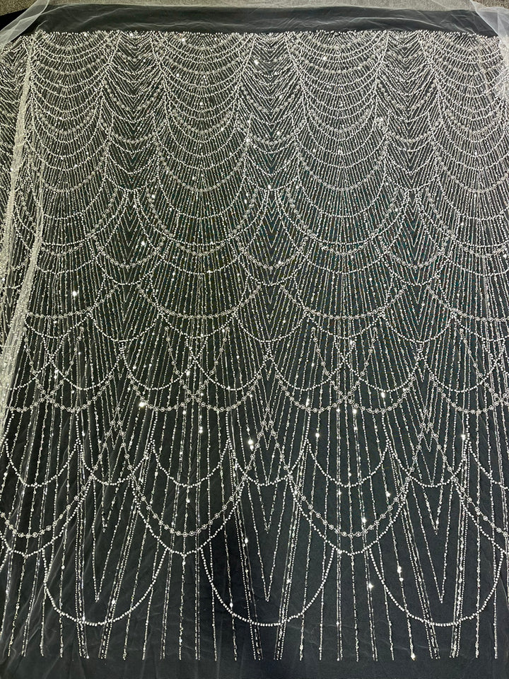 Embroidered Lace Fabric For Evening Dress - Trendex