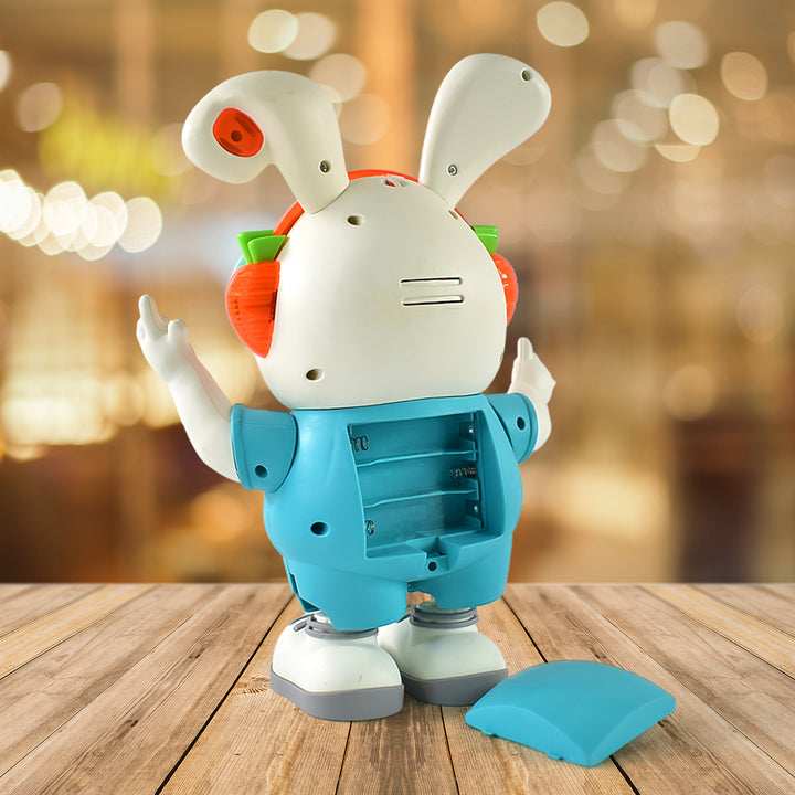Swing Rabbit Musical Dancing Toy  Interactive Bunny With Lights Sounds (1 Pc  Battery Not Included) - Trendex