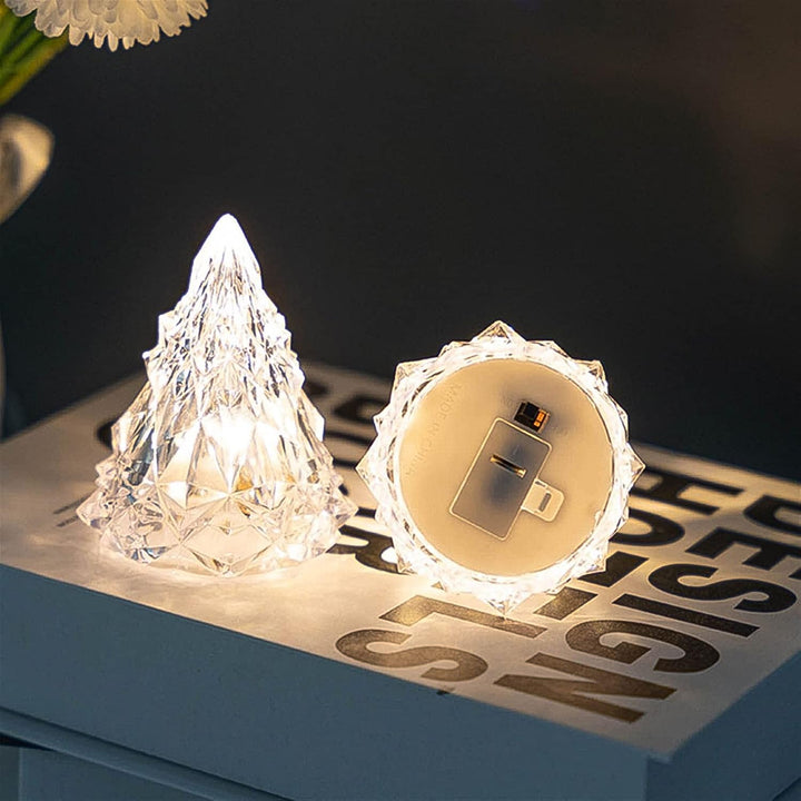 Iceberg  Pyramid Candlelight Tea Light (1 Pc) - Trendex