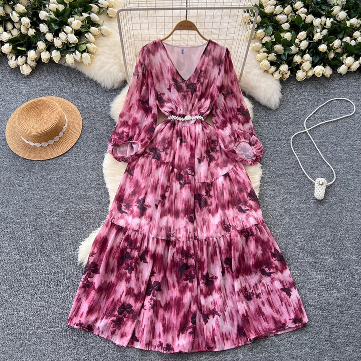 French Style High-grade Waist-tight Dress Women - Trendex
