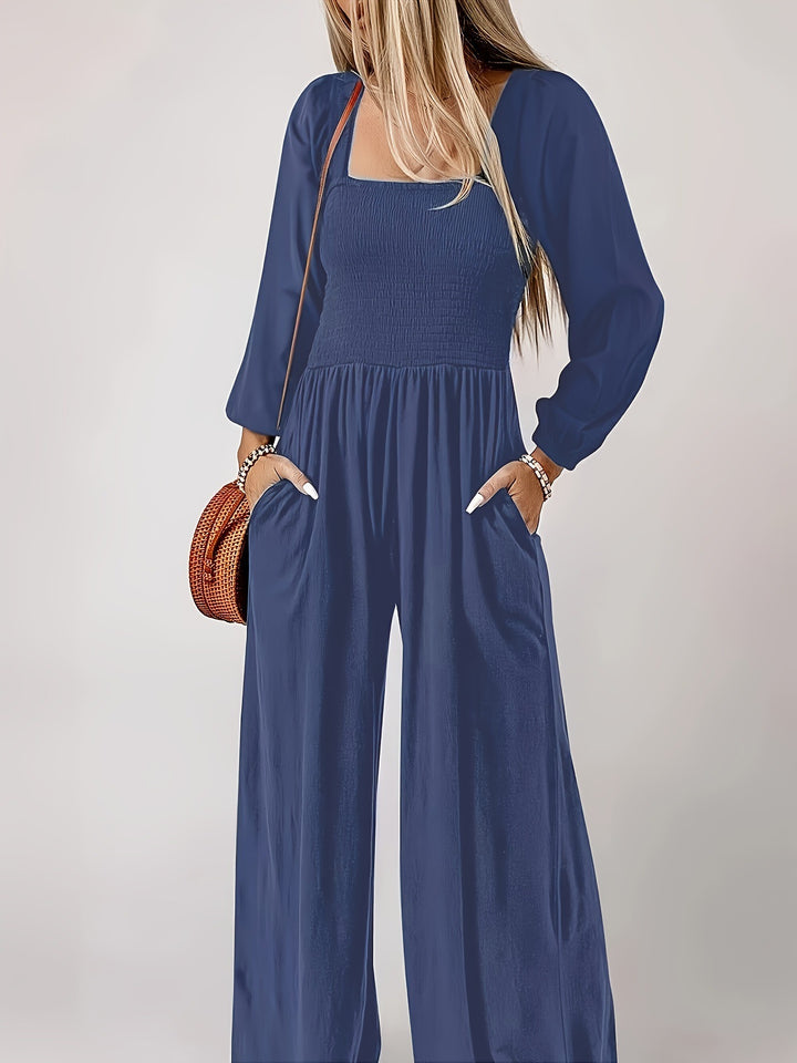 Women's Fashion Wide Leg Trousers Simple Commute Style - Trendex