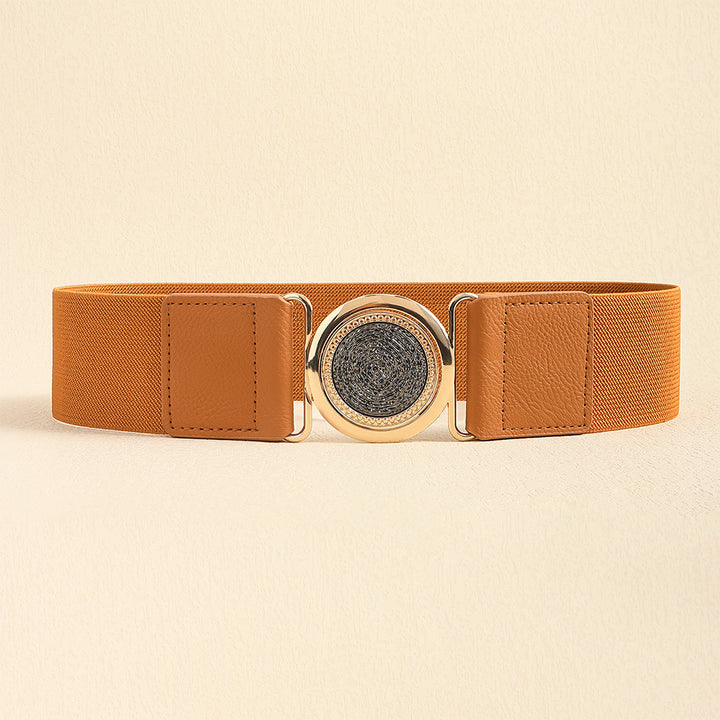 Women's Retro Easy Matching Elastic Elastic Belt - Trendex