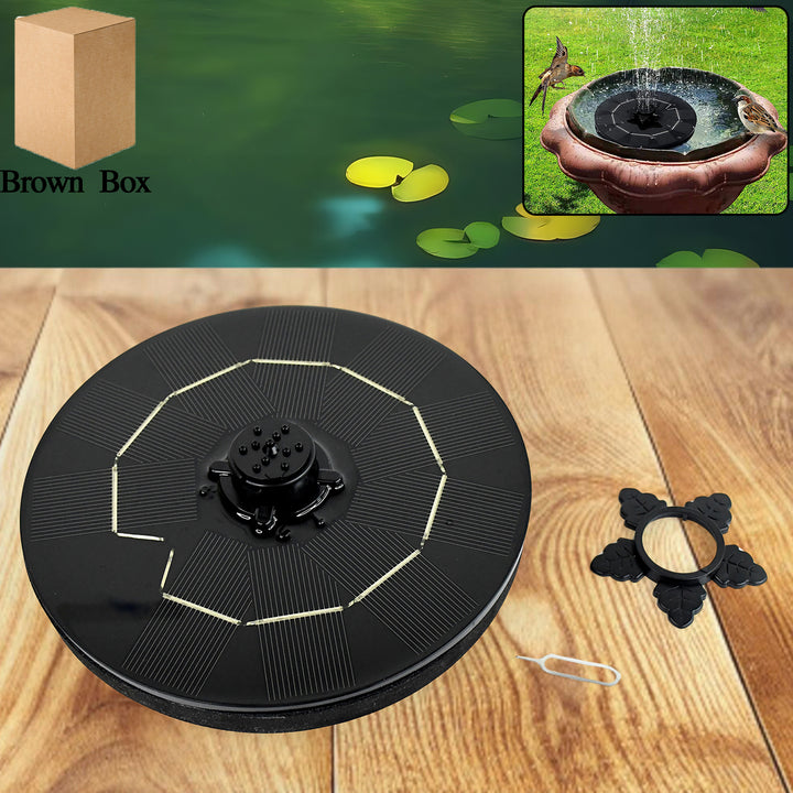 Solar-powered Floating Water Fountain Pump Kit - Trendex