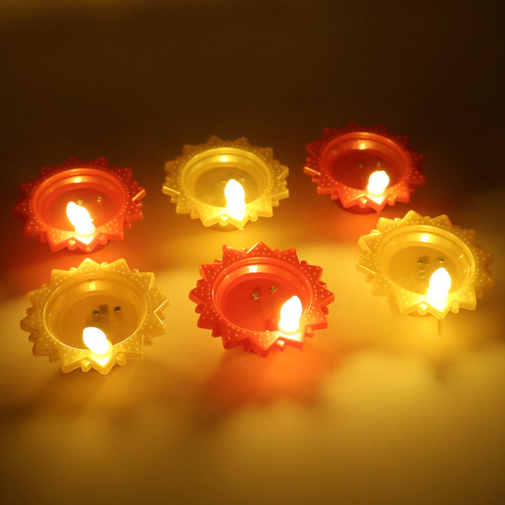 Water Sensor Led Diya Set (6 Pc) - Trendex