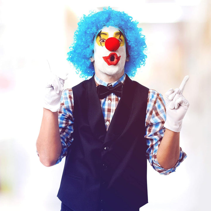 Small Plastic Joker Clown Nose Toy (1 Pc  Mix Color  Design) - Trendex