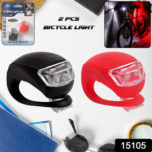 Silicone Led Bike Light Set (2 Pcs Set) - Trendex