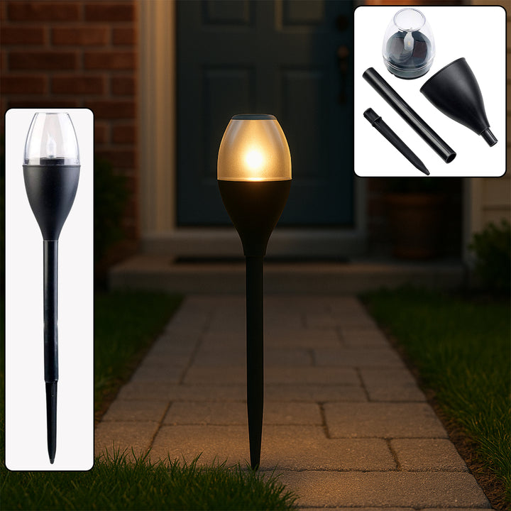 Solar-powered Outdoor Pathway Garden Light (1 Pc) - Trendex