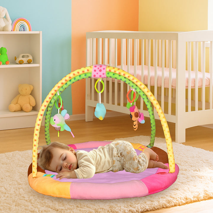 Multipurpose Baby Play Gym And Sleeping Mat (Mix Design  1 Pc) - Trendex