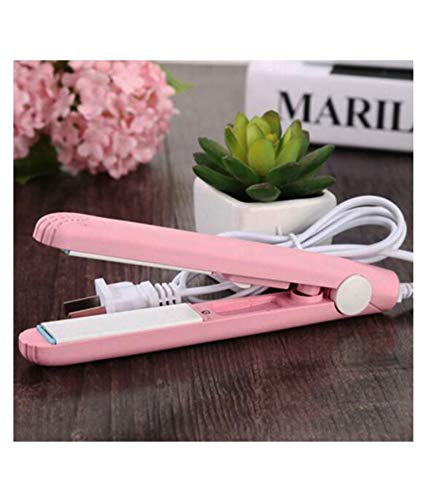 1215 Mini Portable Electronic Hair Straightener And Curler - Trendex