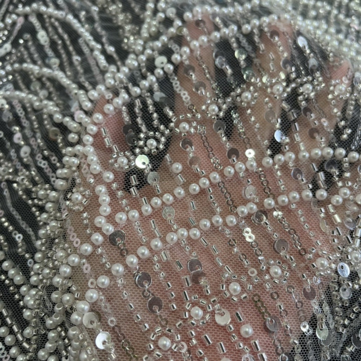 Embroidered Lace Fabric For Evening Dress - Trendex