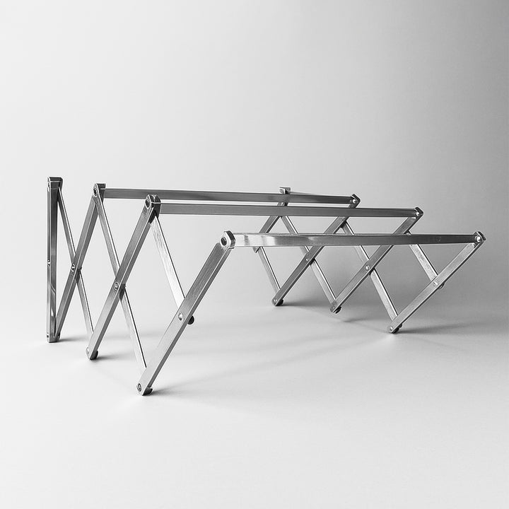 Stainless Steel Wall-mounted Folding Clothes Drying Rack - Trendex