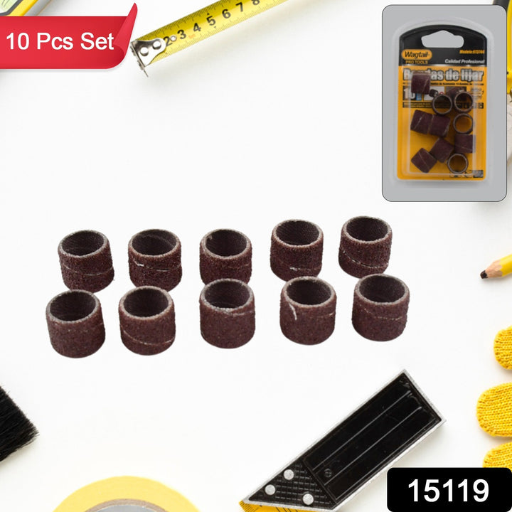Drum Polishing Kit Drum Sanding Sleeves Widely Used (10 Pcs Set) - Trendex