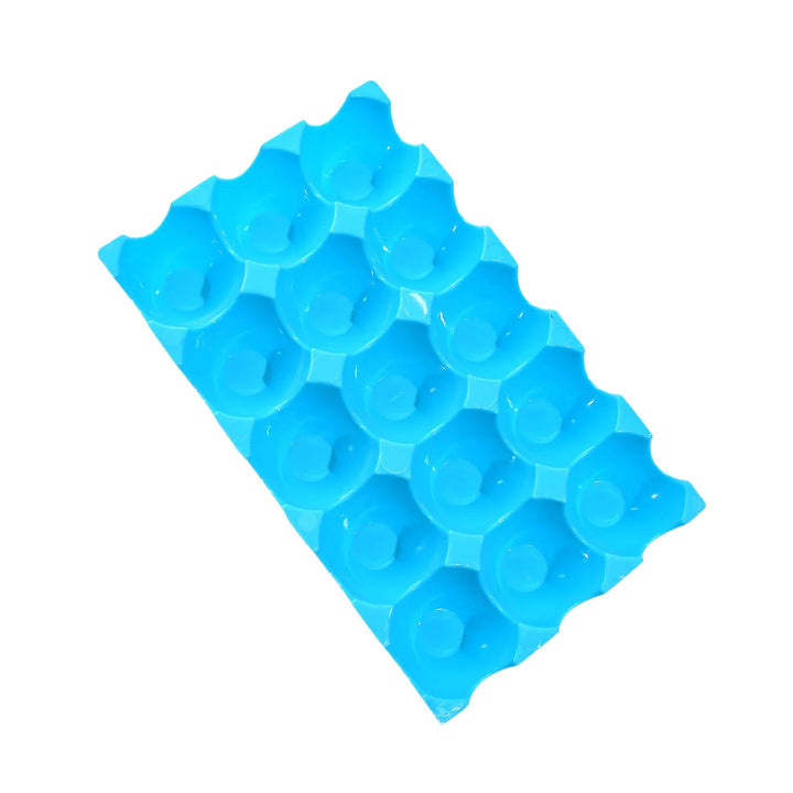 2116 15 Cavity Plastic Egg Tray Egg Trays For Storage With 15 Eggs Holder (4 Pc Set) - Trendex