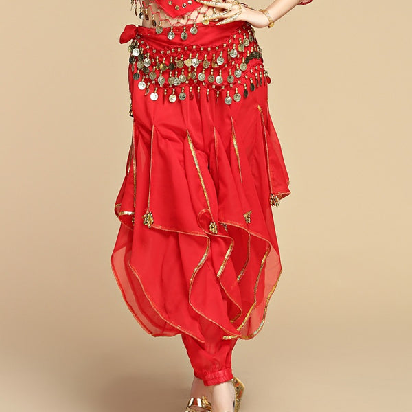 Children's Creative Leg Binding Glitter Chiffon Pants - Trendex
