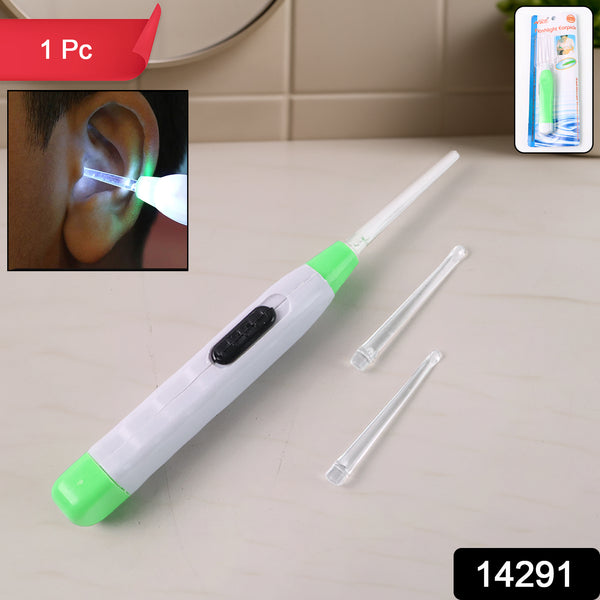 White Led Flashlight Earpick With Tweezer (1 Pc) - Trendex