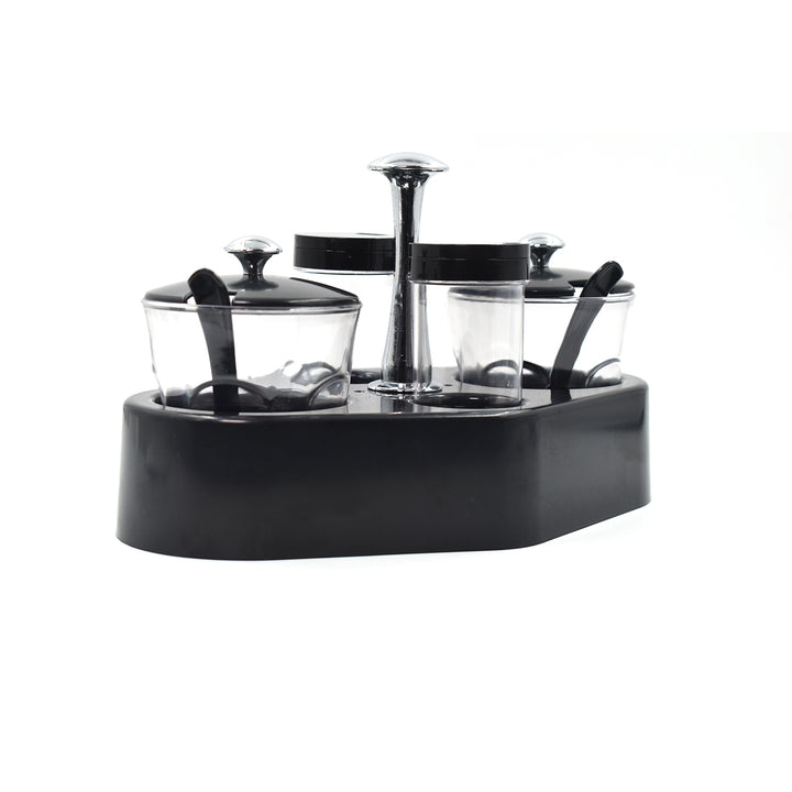 8122 Ganesh Rendy Condiment Set For Kitchen Transparent Jar For Easy To Access Spice 1 Piece Spice Set  (Plastic) - Trendex