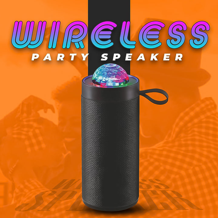 3d Disco Light Sound Bluetooth Speaker (1 Pc) - Trendex