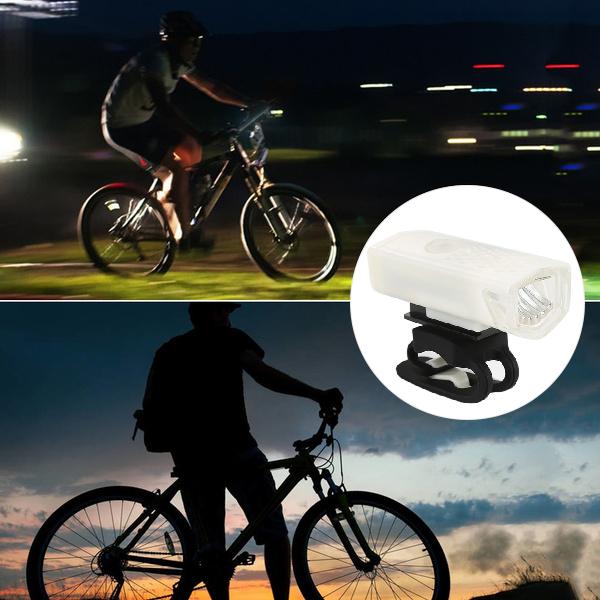 1637 Usb Rechargeable Bicycle Light Set 400 Lumen Super Bright Headlight Front Lights - Trendex