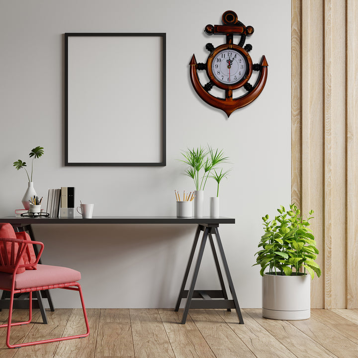 4931 Anchor Wall Clock For Home - Trendex