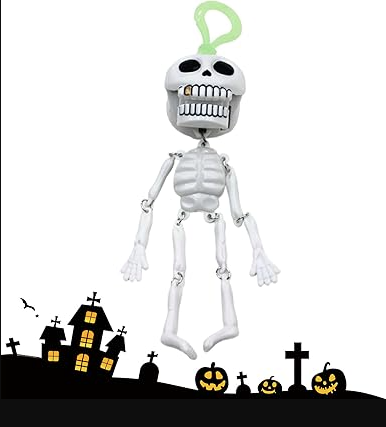 Adorable Halloween Skeleton Keychain