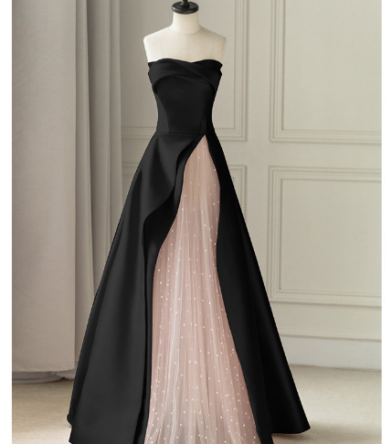 Light Luxury Annual Meeting Engagement Dress Bra - Trendex