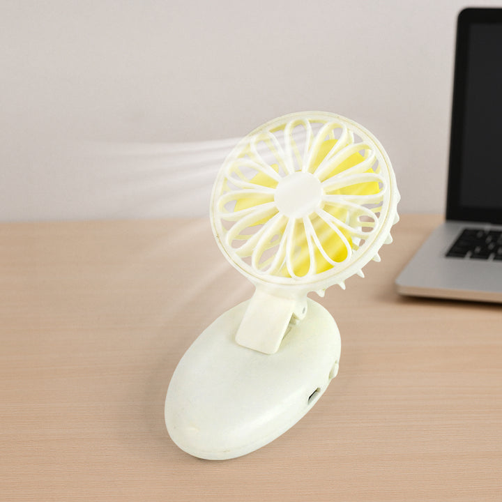 17708 Mini Usb Handheld Fan Portable Rechargeable Mini Fan For Home Office Travel And Outdoor Use (1 Pc) - Trendex