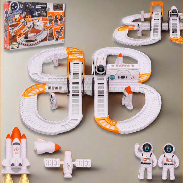 Outer Space Race Track Set For Kids Toys (1 Set) - Trendex