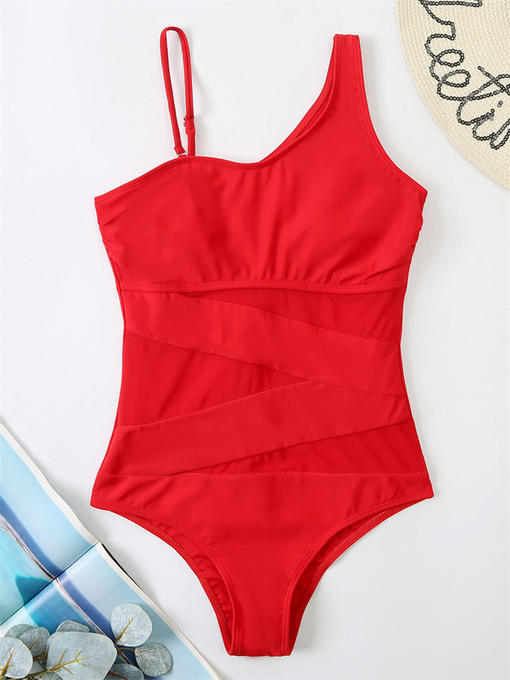 Sexy Silk One-piece Swimsuit Women's Jumpsuit - Trendex