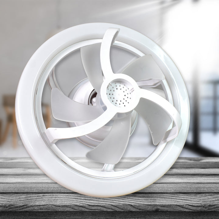 360 Rotation Ceiling Fan Light Smart Fan With Remote Control (1 Pc) - Trendex