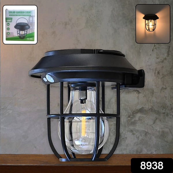 Solar Lantern Wall Lights Fixtures With Motion Sensor (1 Pc) - Trendex
