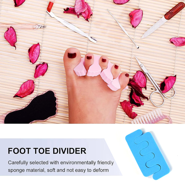 Toe Separators Toe Spacers Sponge Toe Stretcher Pedicures (1 Pair) - Trendex