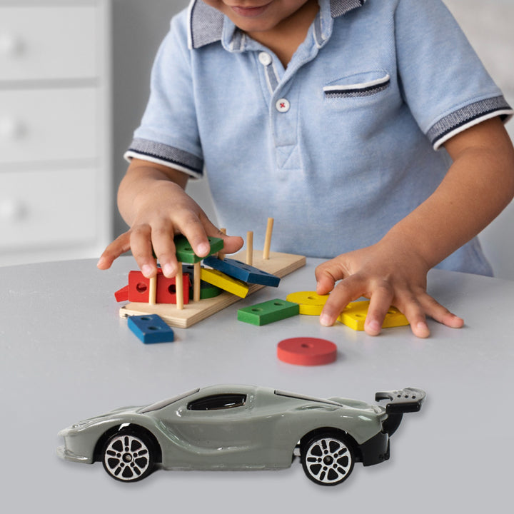 Metal Mini Car Toy Free Wheel Toy Vehicle (Multicolor  1 Pc) - Trendex