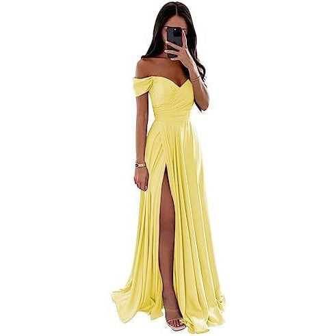 Banquet Temperament Concert Solo Bridesmaid Dress - Trendex