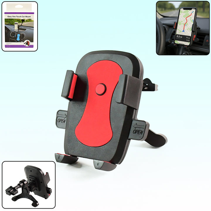 Premium Easy One Touch Car Mobile Holder Mount (1 Pc) - Trendex