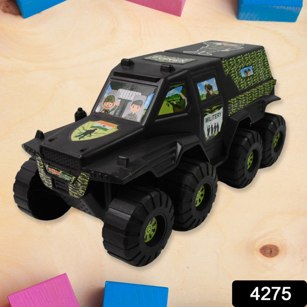 Big Military 8-wheel Plastic Car Toy (1 Pc) - Trendex