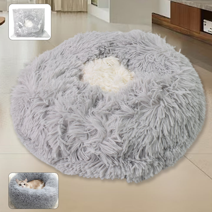 Round Dog Beds For Small Medium Dogs And Cats (1 Pc) - Trendex